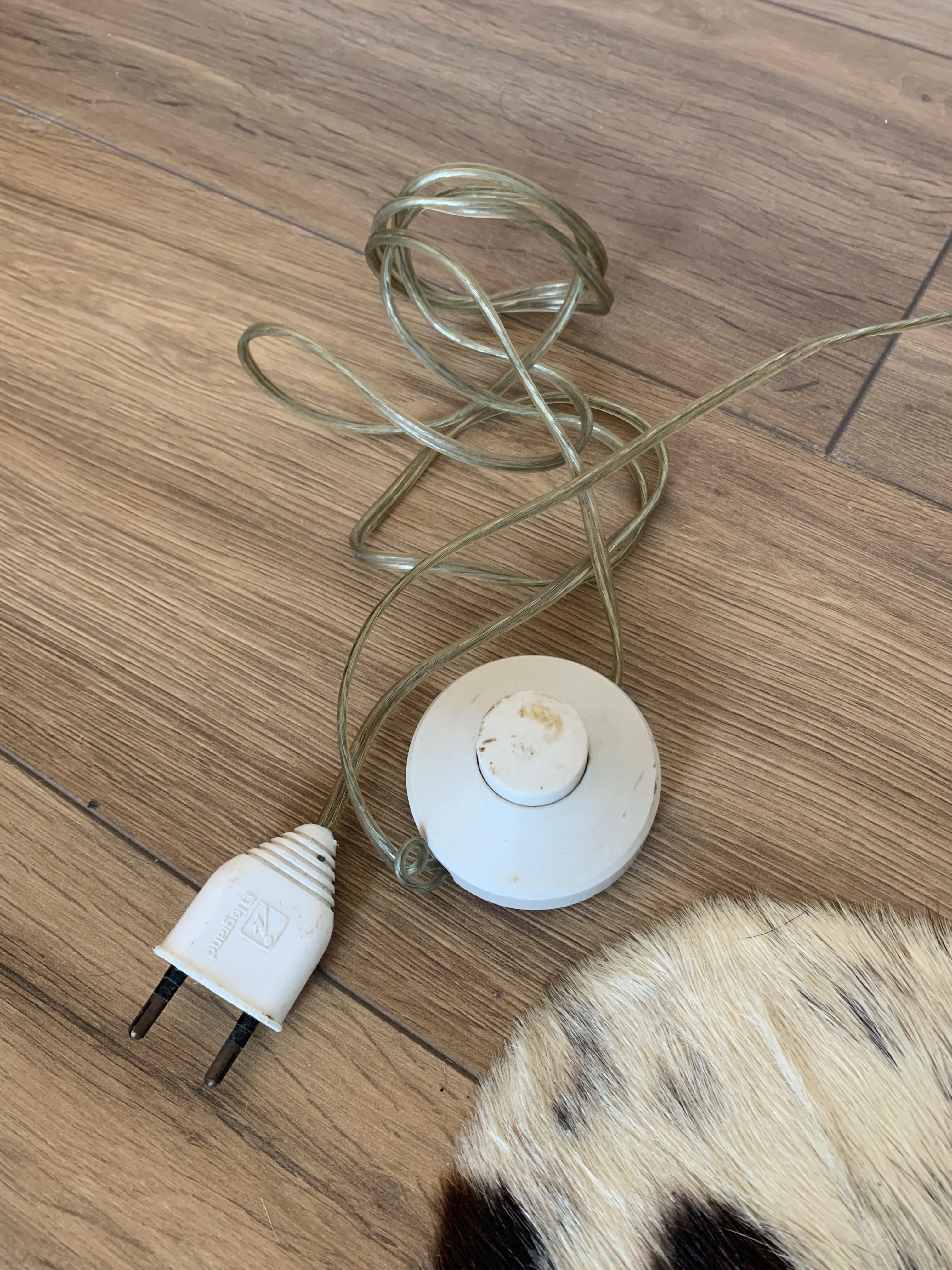 Vintage chrome floor lamp