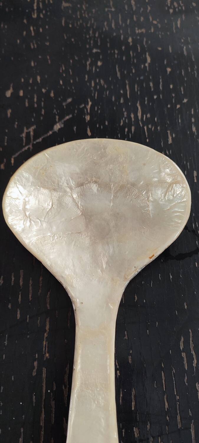 Mother of pearl ladle