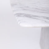 Rectangular marble coffee table