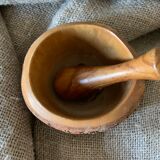 Mortar and pestle in black
