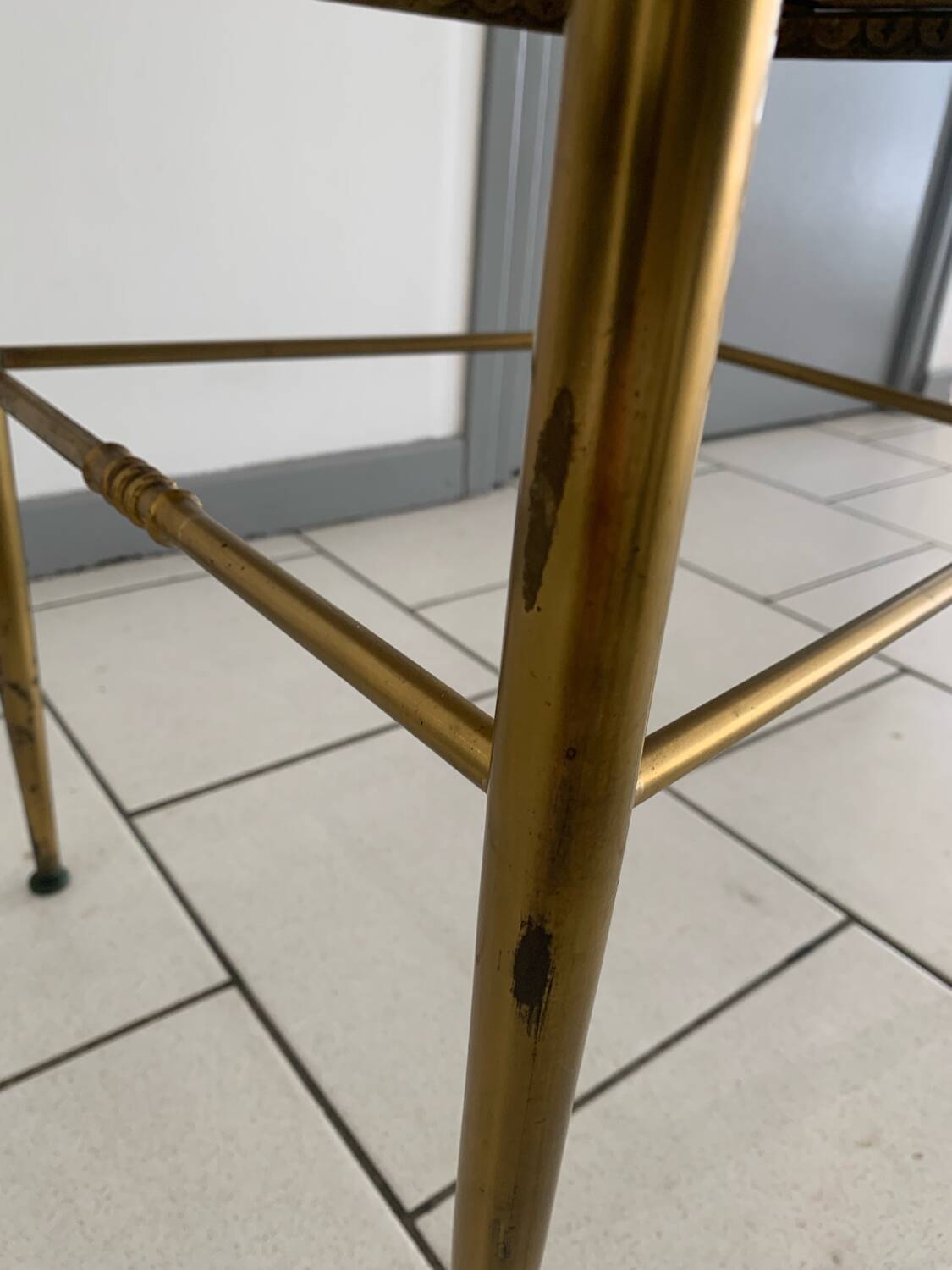 Vintage Chiavari Velvet Chair Circa 1960 Italy