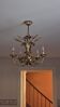 Patinated bronze chandelier with 5 lights – Louis XV style