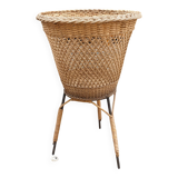 Vintage rattan basket