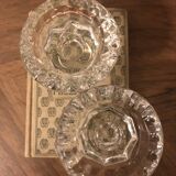 Glass candle holders