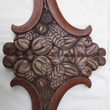 Deco wooden pediment