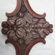 Deco wooden pediment