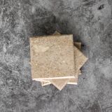 Madeji – Travertine Coasters - set of 4