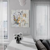 Abstract painting table