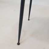 Set of 4 Italian Metal Dining Chairs, 1960's