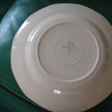 Digoin floral decoration plate