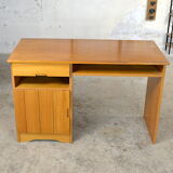 Bureau vintage en orme 1980