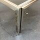 70s coffee table in chrome and smoked glass