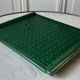 Ceramic top green and gold canning effect 50s