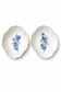 Pair of Meissen Porcelain Bowls — Blue and Gold Floral Decoration