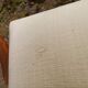 Pair of bridge armchairs from the 50s off-white velvet