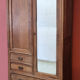 Parisian wooden wardrobe, 3 in 1, vintage 60s