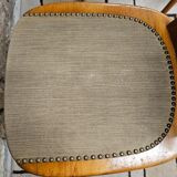 Set of 4 brutalist bistro chairs