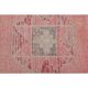 Pink Turkish Vintage Handmade Woven Wool Oushak Runner Rug 78x330