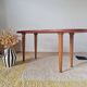 Table basse vintage plateau ovale scandinave