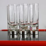 Glasses with foil silver
