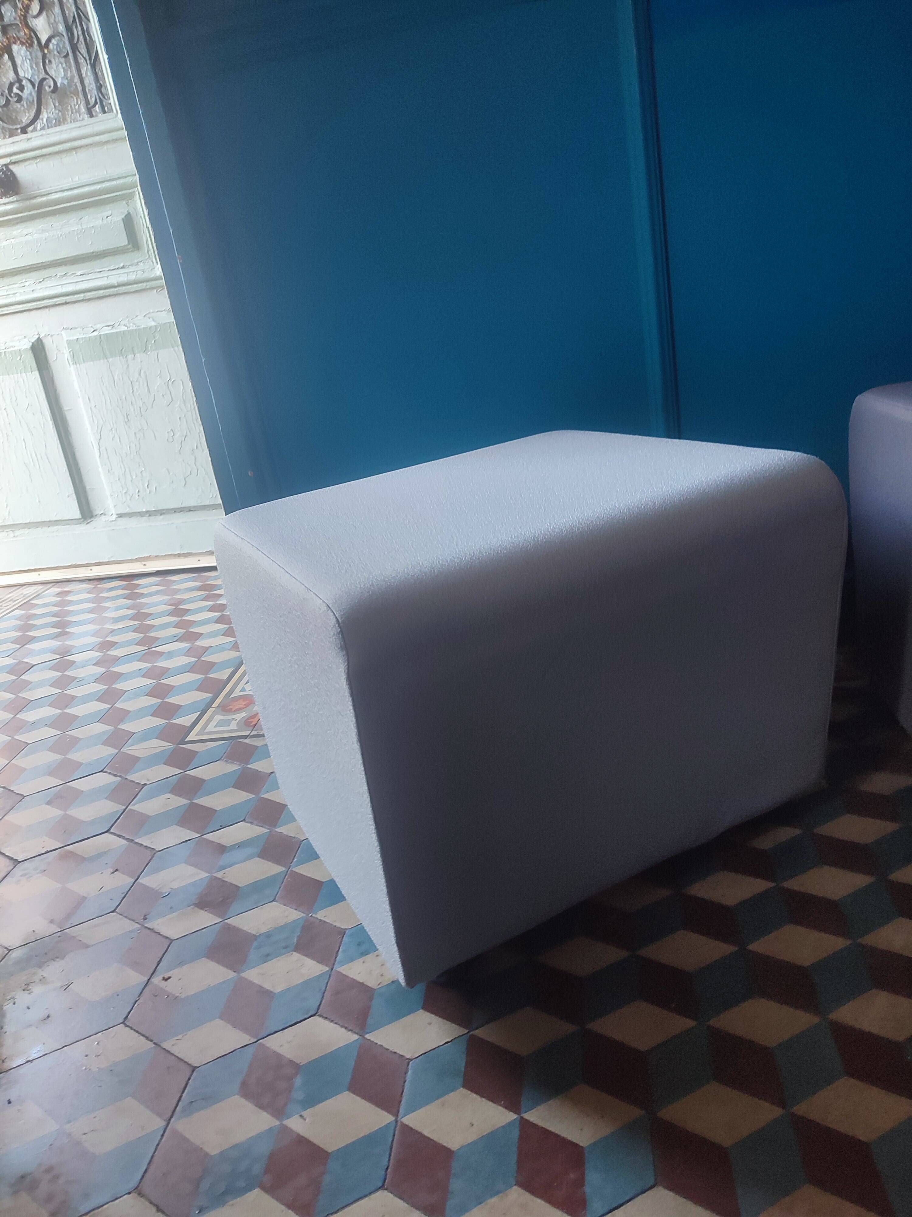 Lot de 2 poufs Haworth