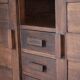 Enfilade Reconstruction René Gabriel. vintage wooden sideboard