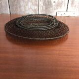 Old Fishing Net Vintage Foldable Metal Basket