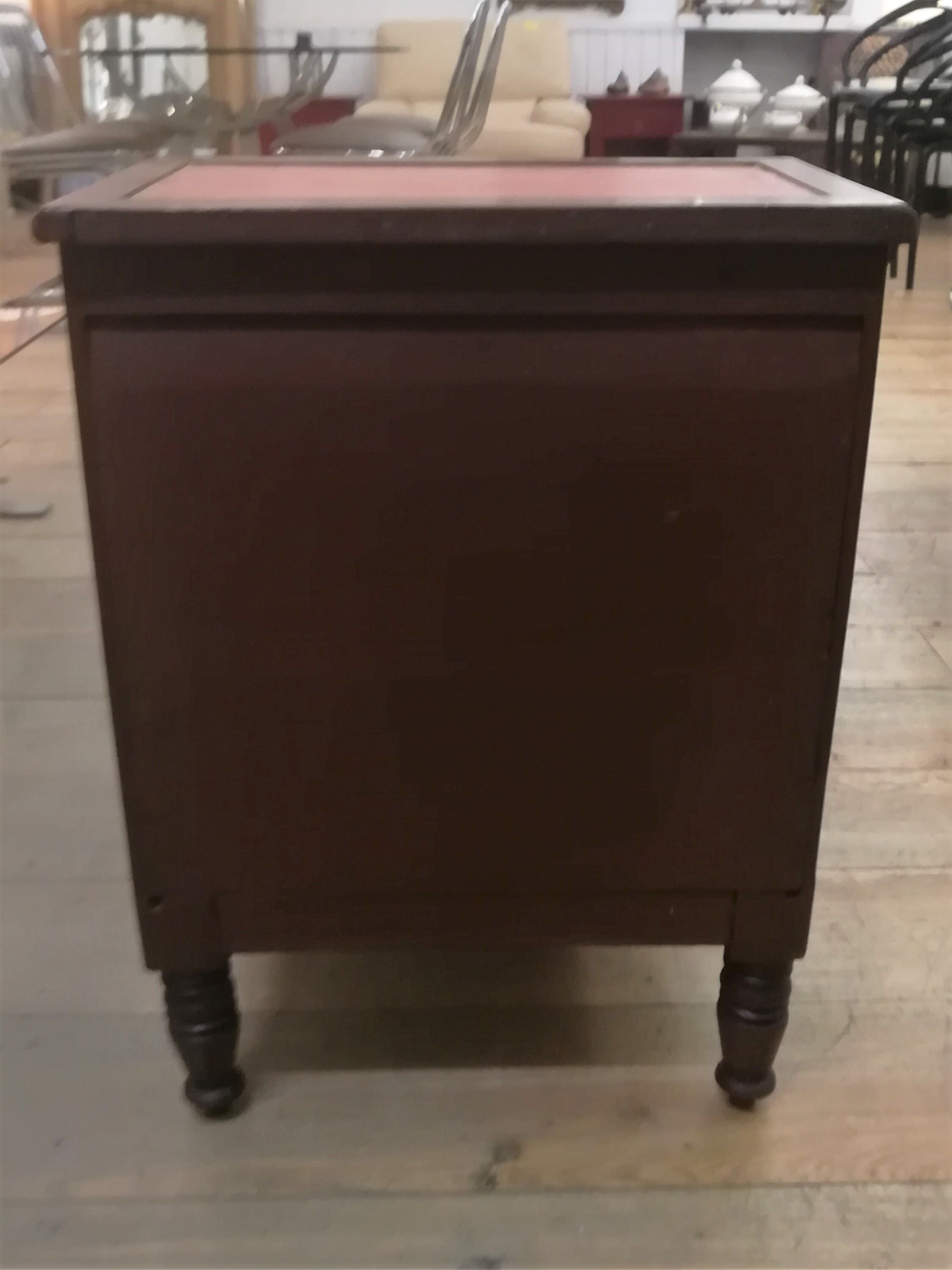 Mahogany library stepladder