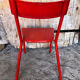 Metal red vintage chair