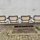 Série De 4 fauteuil chaise style Marcel Breuer