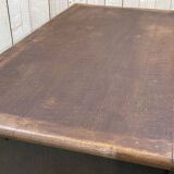 60s English flat desk in oak