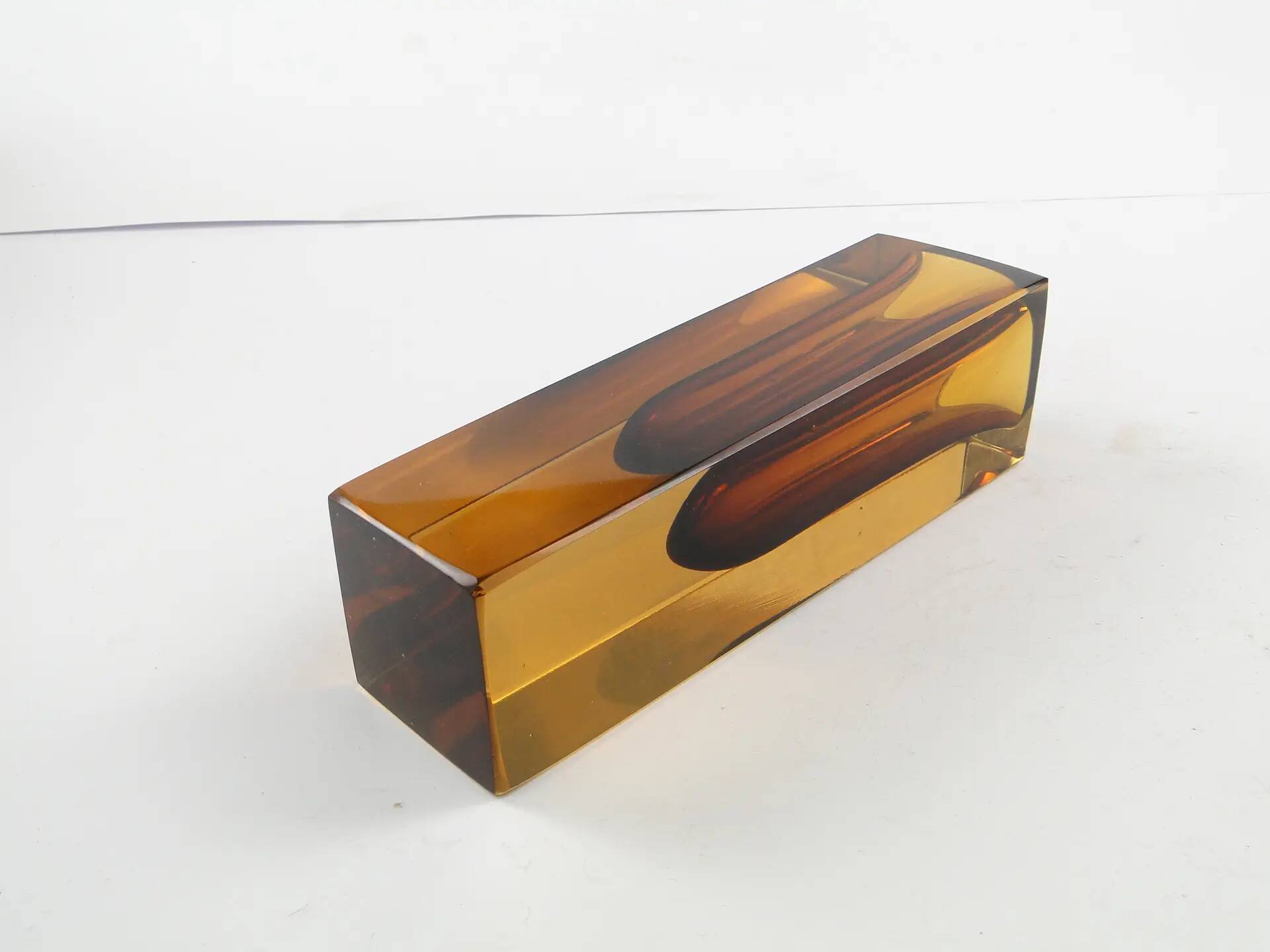 Murano vase, Sommerso, glass, design by F. Poli, Italy, 1950s