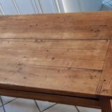 Table de ferme ancienne en bois de hêtre XIXème