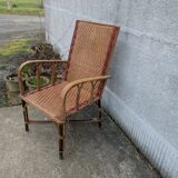 Wicker armchair