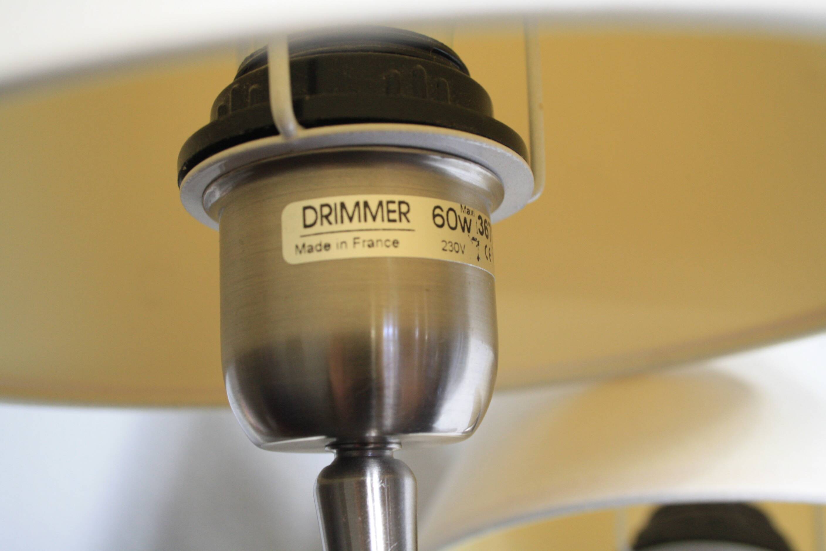 Large 2-light ceramic Drimmer lamp