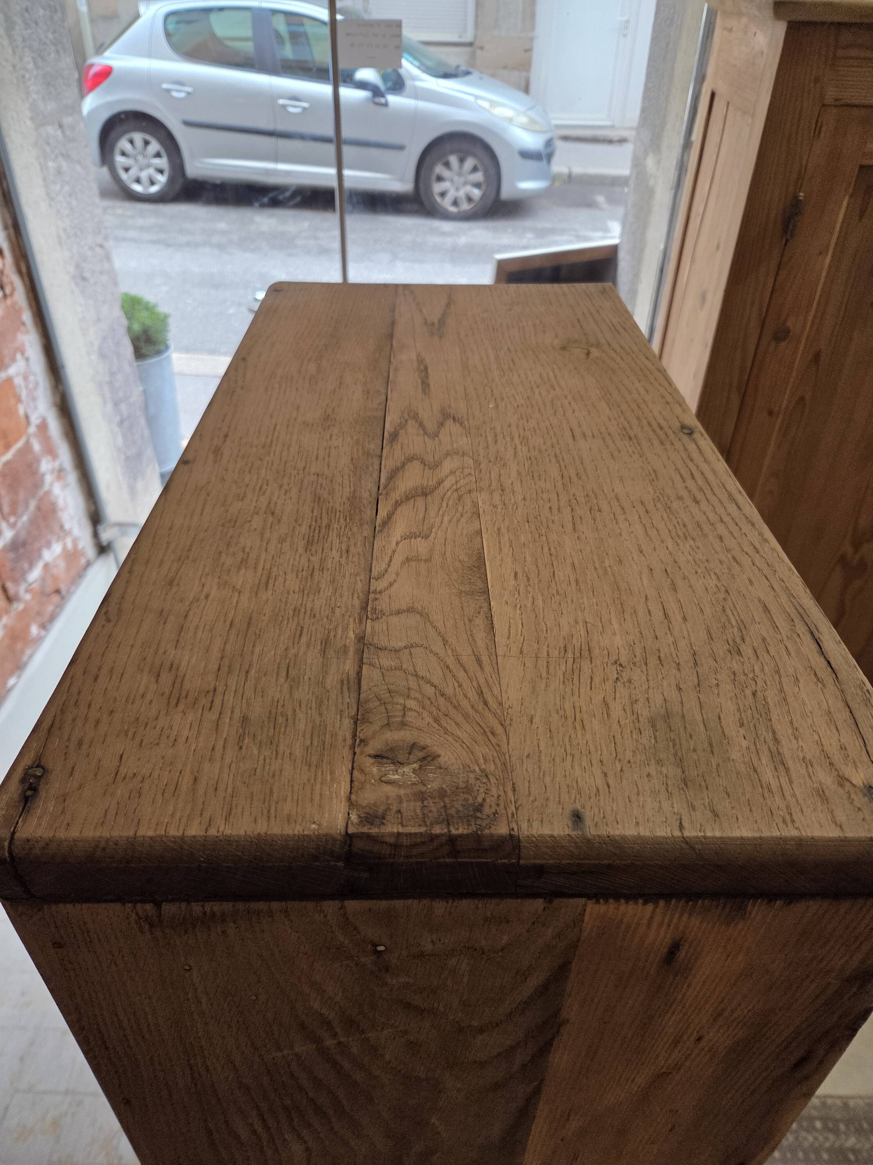 furniture with enamel plaque