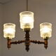 Mid-century Chandelier by Jilove u Decina,1970‘s