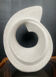 Sculptural vase by Roberto Rigon from the 1970s, signed.