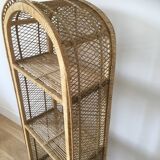 Wicker shelf