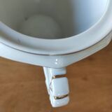 Porcelain sugar bowl with floral decoration