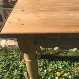 Rustic oak and pine console