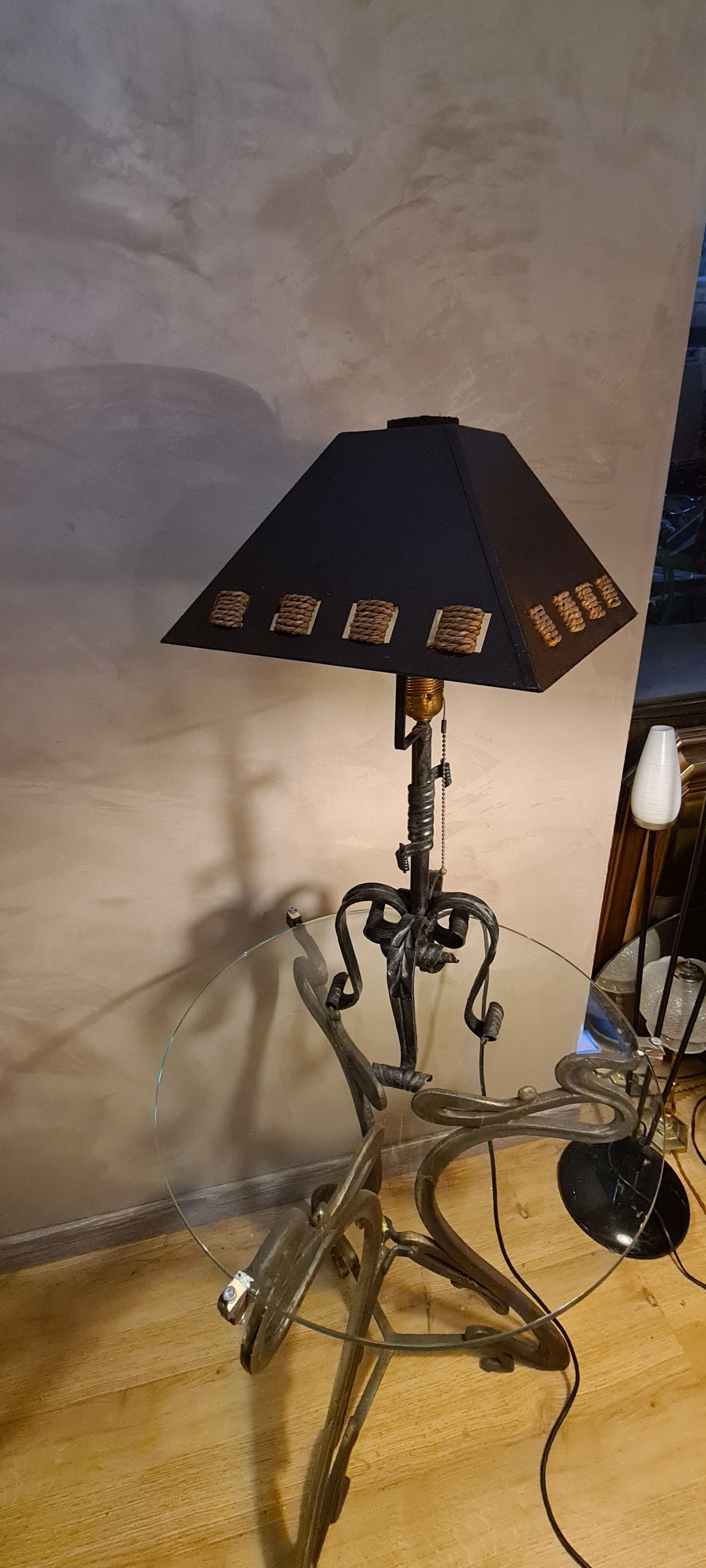 Brutalist lamp