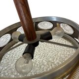 Vintage space age UFO chandelier / 1970s suspension