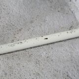 Tubular steel console, black glass tray, circa 1950