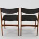 1960s Pair of Danish Teak Dining Chairs, Restored