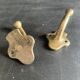 Antique gold-plated brass wall hook