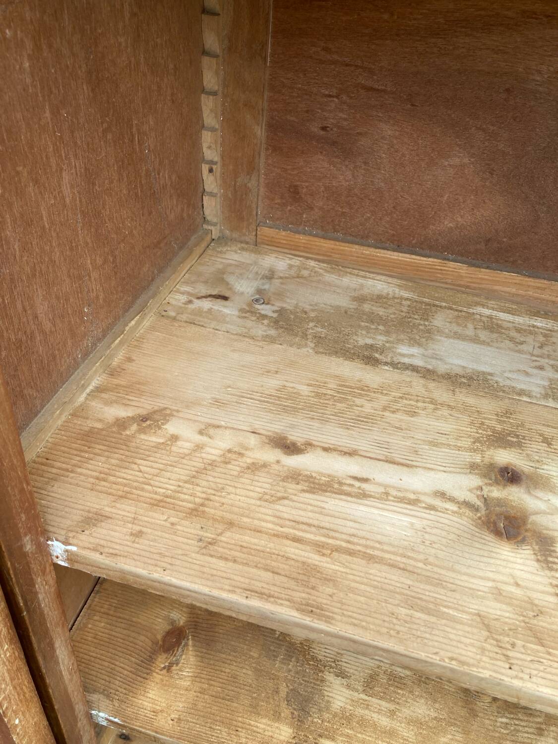 Small antique wardrobe in Art Deco style