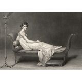 Walnut recamier bench Napoleon III daybed mid-nineteenth century