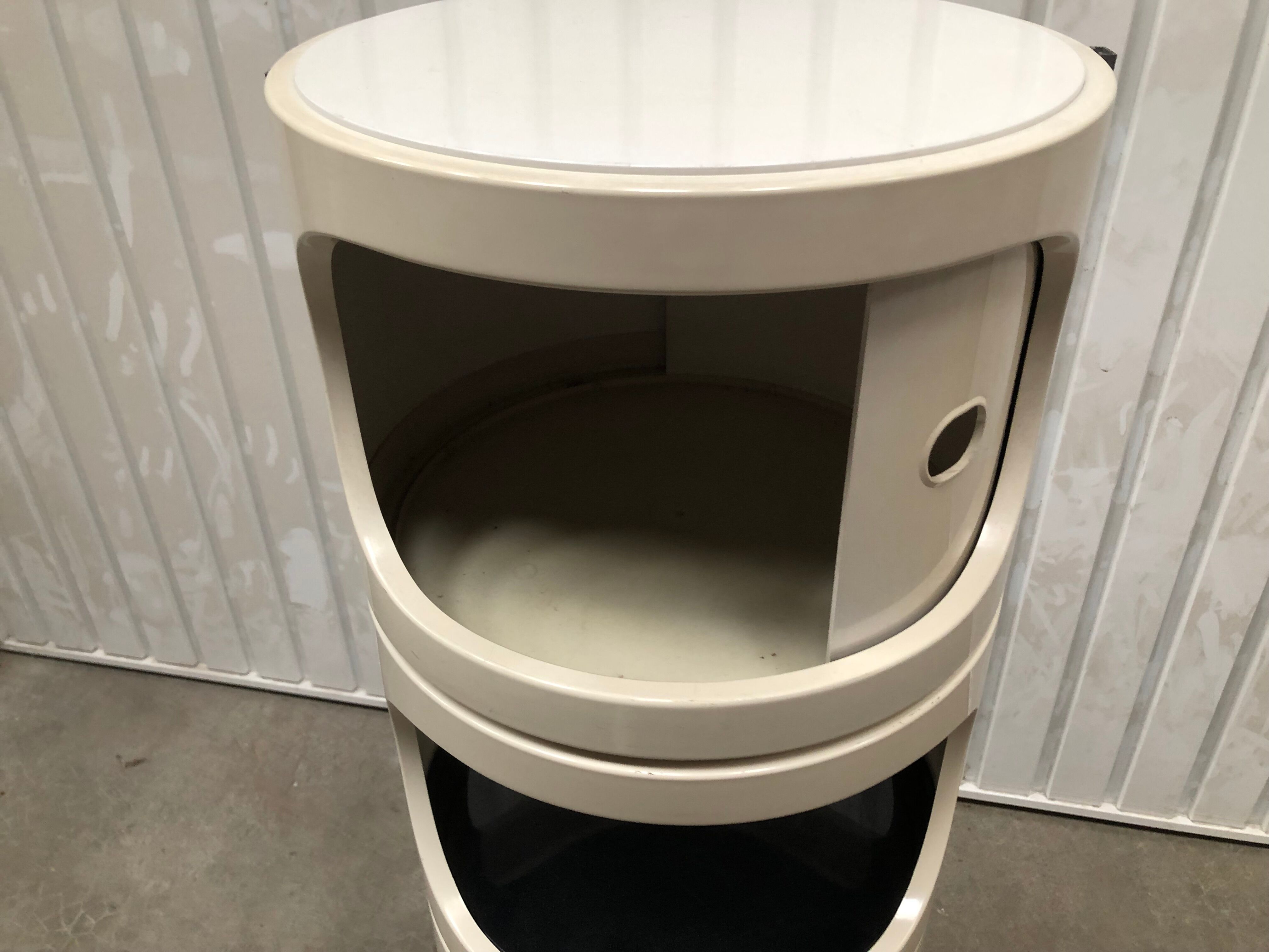 Pair of bedside tables 4 modules 1970