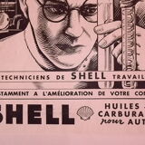 Poster advertising Shell 1937